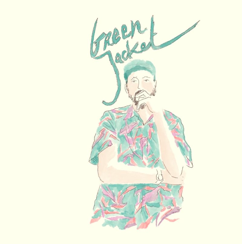 Frank Rabeyrolles Green jacket Artwork