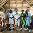 L-R [Bounty Killer, Vybz Kartel, DJ Khaled, Buju Banton & Mavado