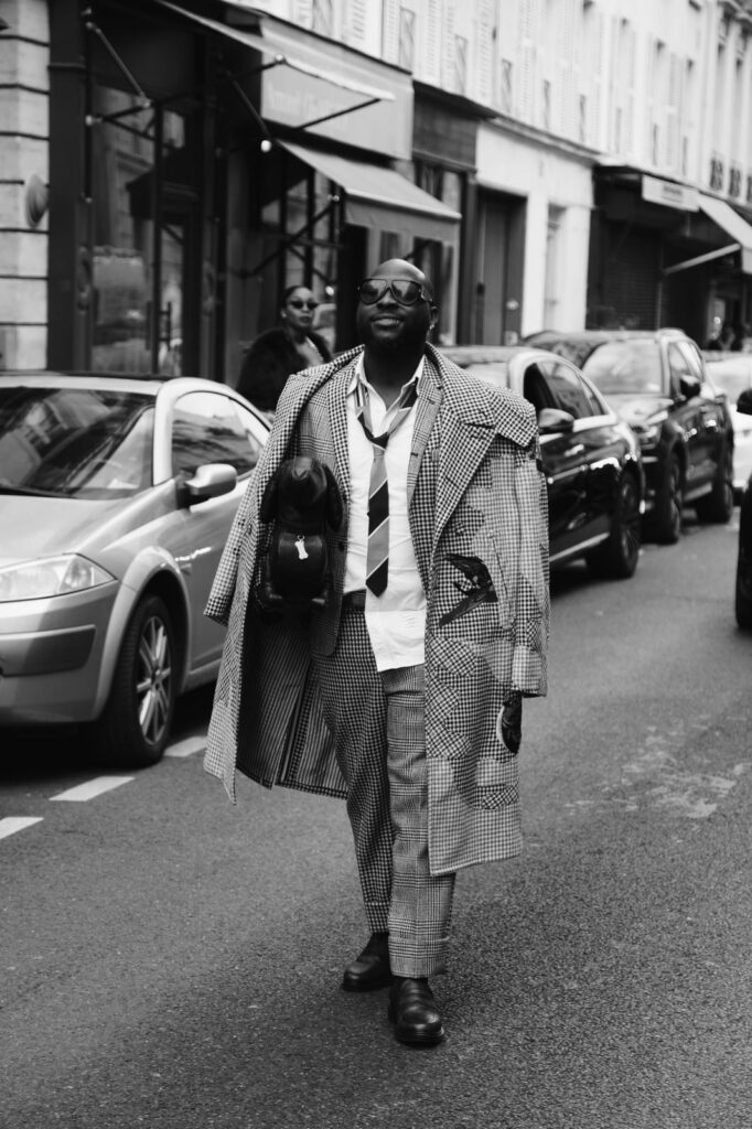 Davido Stuns at Paris Fashion Week in Thom Browne Styled by Le Jenke