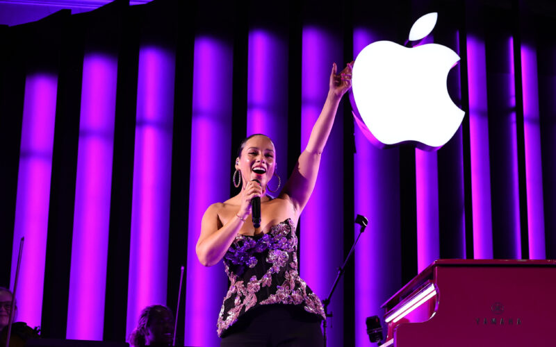 Alicia Keys Photo by Getty Images for Apple Theo Wargo