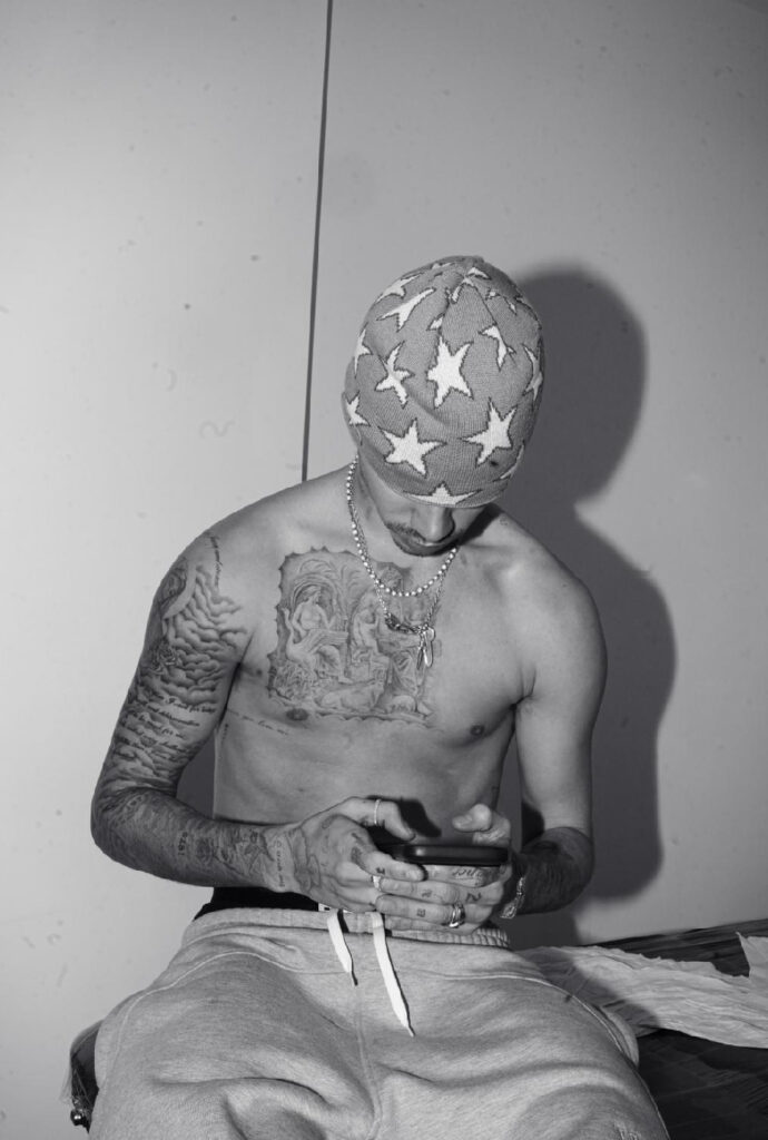 Romeo Beckham Gets Custom Slawn Designed Tattoo From Jesuslovestatts Romeo Beckham Gets Custom Slawn Designed Tattoo From Jesuslovestatts