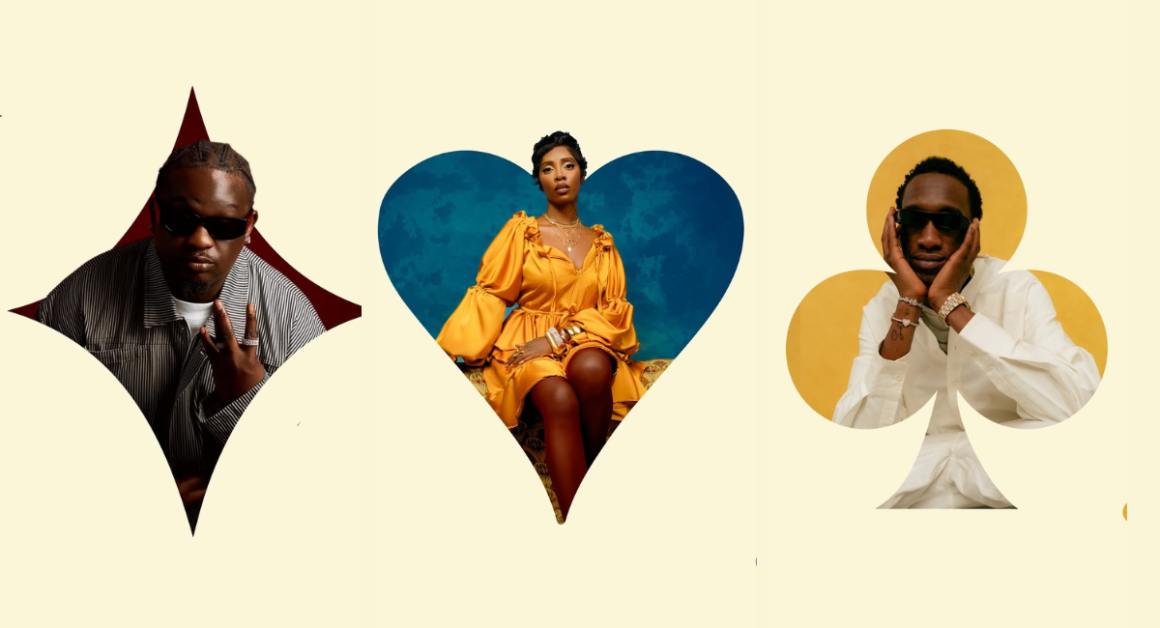 L-R (Wande Coal, Tiwa Savage, Mavo)